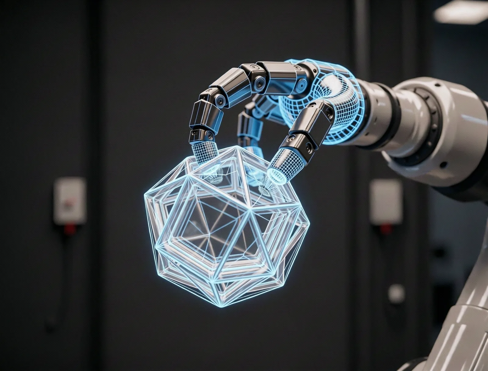 High-precision robotic engineering detail