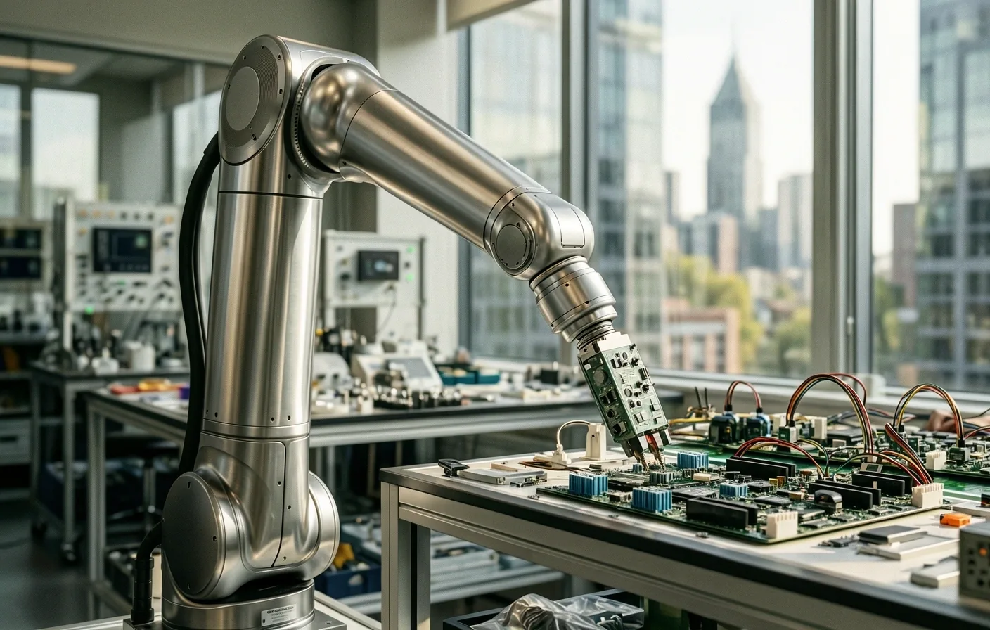Precision robotic engineering detail